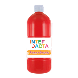 FLACON GOUACHE 1L COLORIS VERMILLON