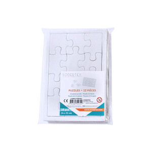 10 PUZZLES RECTANGLE CARTON 220X130MM