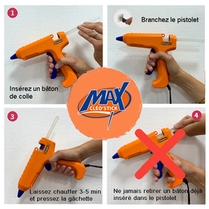 PISTOLET À COLLE CLEO’GUN MAX