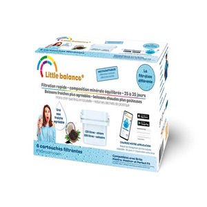 PACK DE 6 CARTOUCHES FILTRANTES 120L. CHLORE 100 L. CALCAIRE