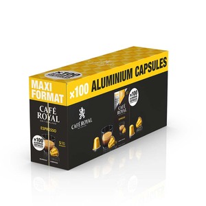 CAFE ROYAL ESPRESSO S COMP 100 CAPSULES.