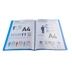 CHROMALINE PROTEGE-DOCUMENTS BLEU 60 VUES