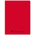 CAHIER PP ROUGE 24X32 96P SÉYÈS 70G PIQURE