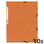CHEMISE ÉLASTIQUE 3 RABATS CARTE ORANGE