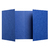 PROTÈGE-CAHIER CARTON 17X22 2 RABATS 225GR  BLEU