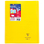 KOVERBOOK CAHIER 24X32 96P SÉYÈS JAUNE 90G PIQURE