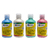 GOUACHE MÉTALLIQUE NACRÉE 4  FLACONS 250ML ASSORTIS