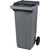 1 COLLETEUR GRIS 120L AVEC 2 ROUES